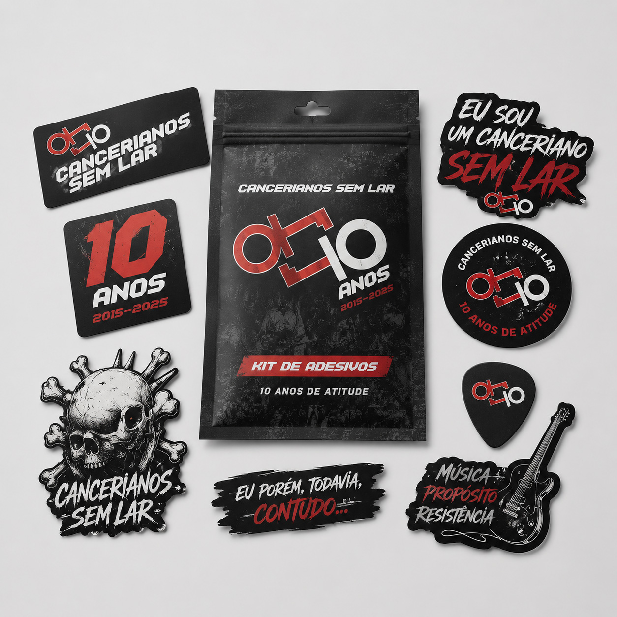 Kit de adesivos